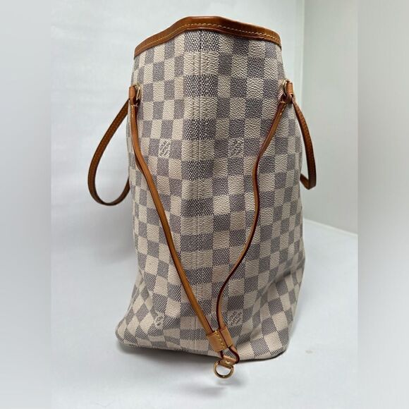 AUTHENTIC  Louis Vuitton Neverfull GM Damier Azur, No Pouch - Picture 2 of 14